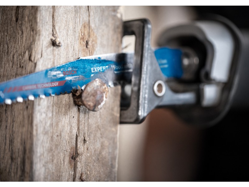 3-delni komplet listov Bosch za sabljasto žago EXPERT Wood with Metal Demolition S1167XHM, 225mm, 5-7TPI, Pakiranje: 3kos, 2608900399